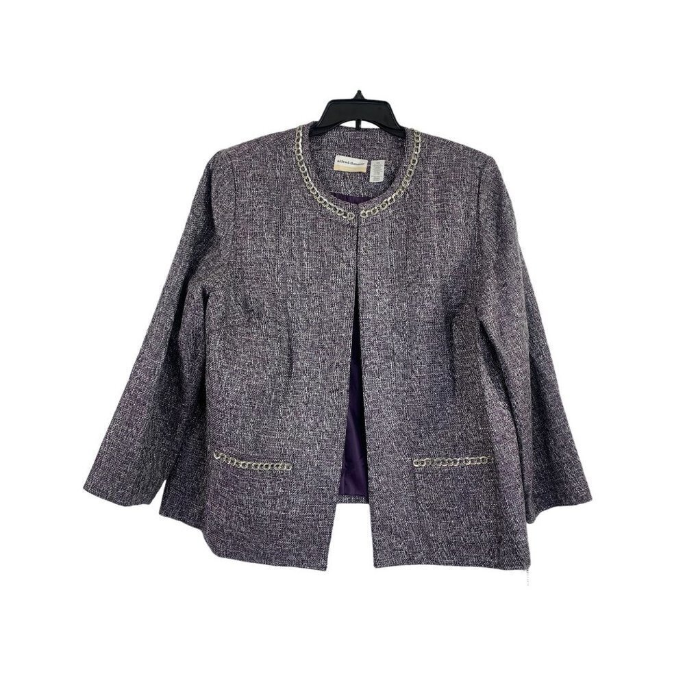 Alfred Dunner Women's Icy Blazer - Picture 2 of 8